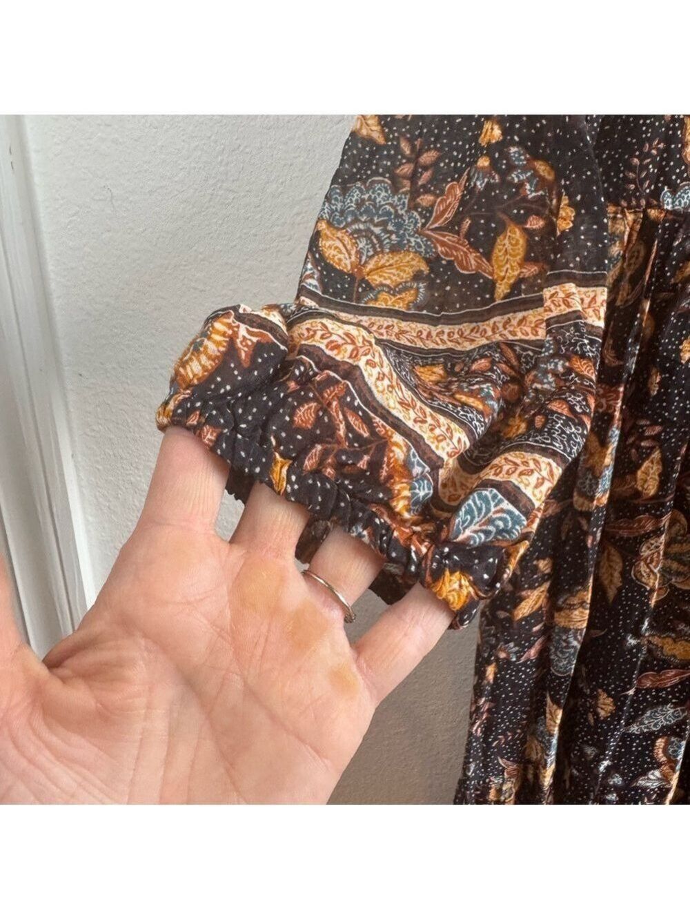 EVEREVE + SUNDRY ‘Felicity’ Prairie Maxi Dress - Picture 7 of 13